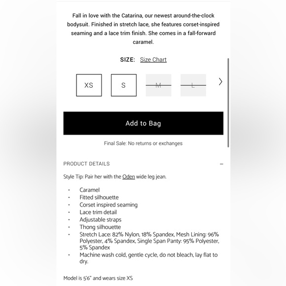 AFRM Catarina bodysuit - Picture 3 of 3